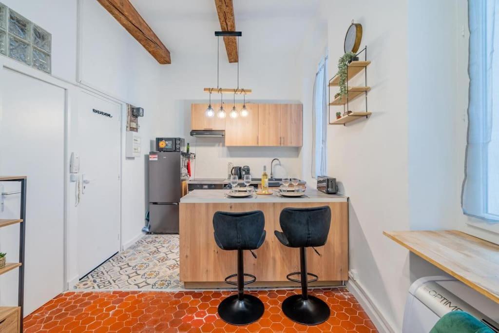 Charmant T2 Au Coeur Du Panier Marseille Exteriör bild