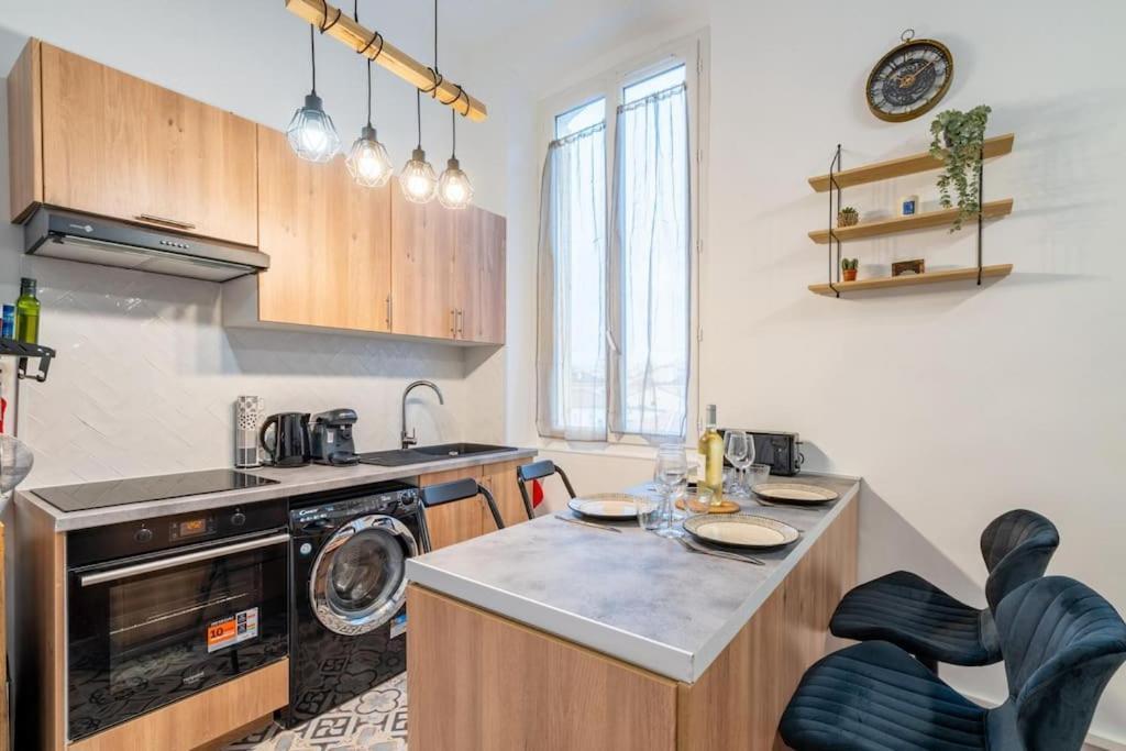 Charmant T2 Au Coeur Du Panier Marseille Exteriör bild