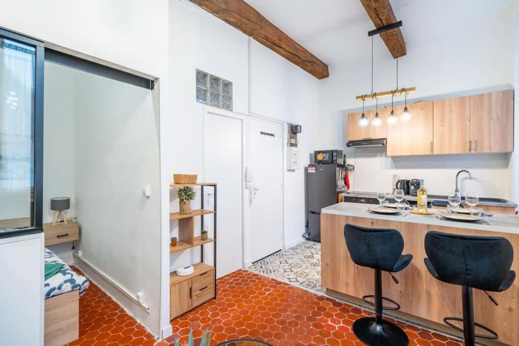 Charmant T2 Au Coeur Du Panier Marseille Exteriör bild