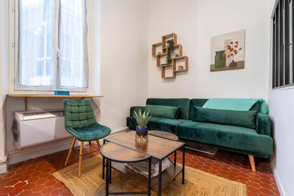 Charmant T2 Au Coeur Du Panier Marseille Exteriör bild