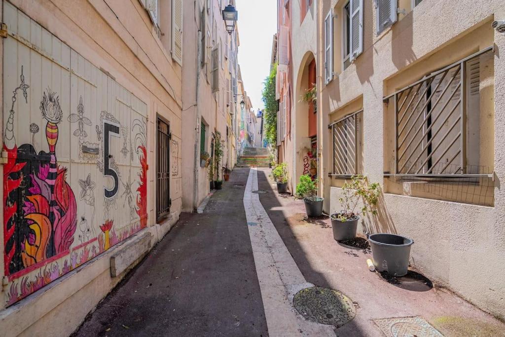 Charmant T2 Au Coeur Du Panier Marseille Exteriör bild